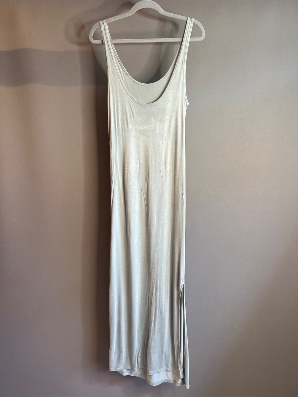 Everyday Scoop-Neck Maxi Dress in Ivory